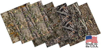Craftopia digital camouflage self adhesive vinyl sheets 6 pack assortment camo craft vinyl