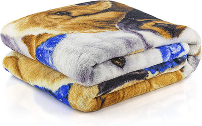 Puppy Collage Super Soft Plush Fleece Throw Blanket By Jenny Newland