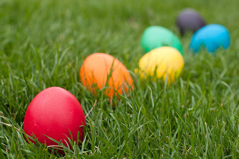 Bulk Plastic Easter Eggs Super Value Pack of 100 Hinged Easter Eggs in Assorted