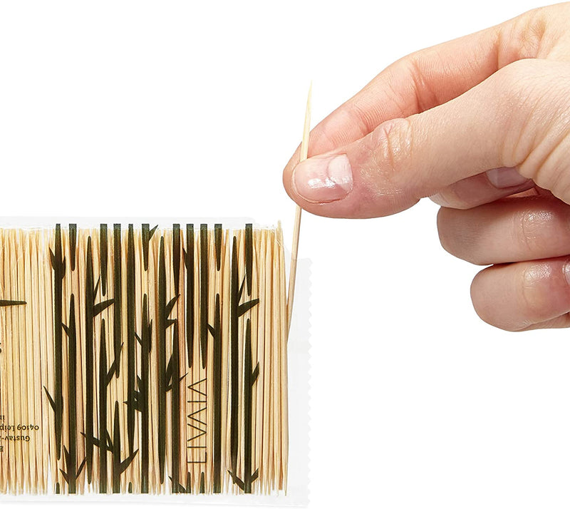 Toothpick wood 1000x bamboo toothpick for gentle dental care wood