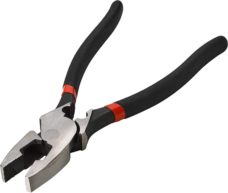 Katzco Linesman Pliers - 1 Pack - 10.5 Inches - for Electricians, Construction Workers