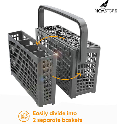 Universal Dishwasher Silverware Replacement Basket - Utensil/Cutlery Basket - Compatible
