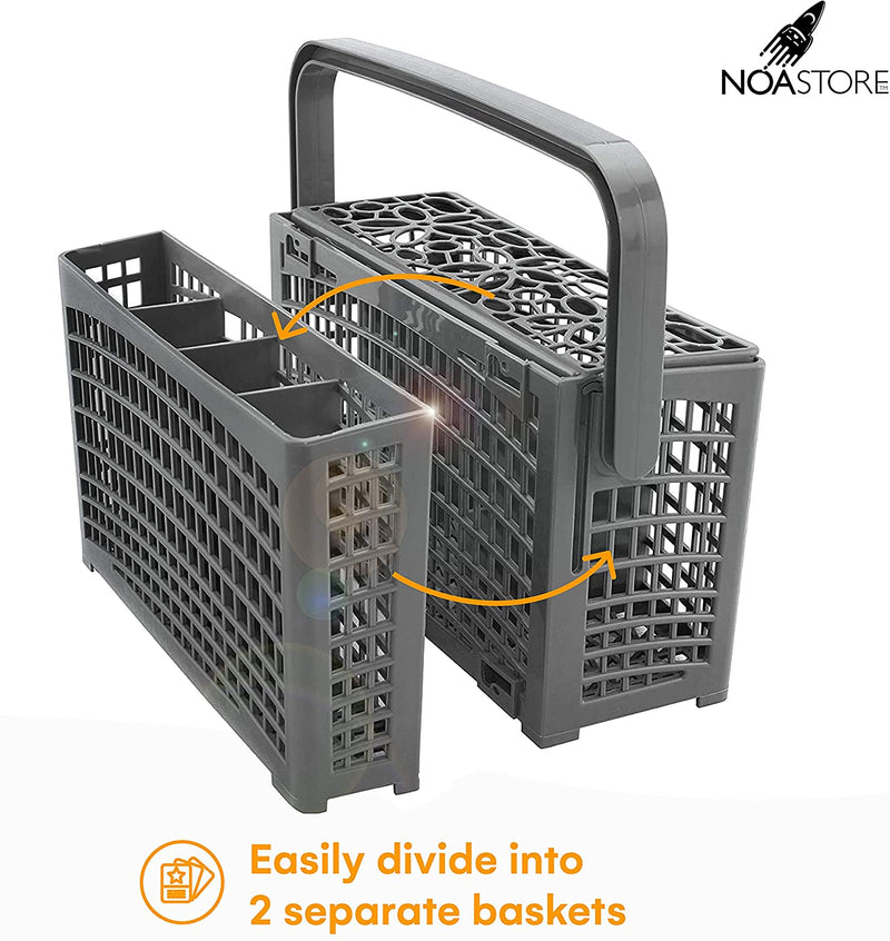 Universal Dishwasher Silverware Replacement Basket - Utensil/Cutlery Basket - Compatible
