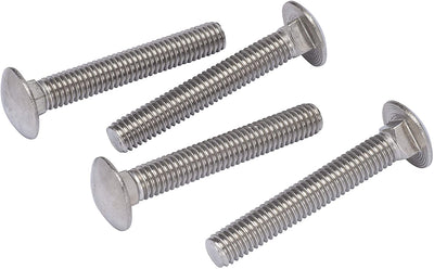 1/2"-13 X 2" (10pc) Stainless Carriage Bolt, 18-8 Stainless