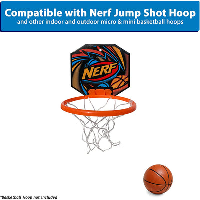 3" Foam Mini Basketball for Nerf Nerfoop Jump Shot Mini Hoop Basketball, 3 Pack | Super