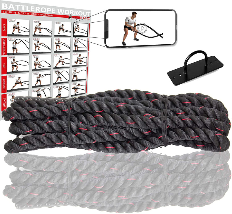 Battle Rope Schwungsil I 38 or 50 mm I training rope sports rope Schlag rope