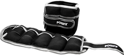 Weight cuffs 2 x 1 kg or 2 x 2 kg (pair) Foot hand weights adjustable