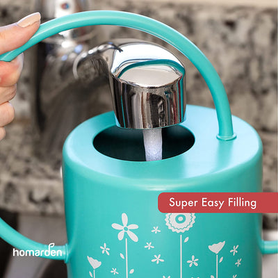 Homarden Plant Watering Can 60oz - Long Spout Watering Can Indoor and Outdoor - Teal