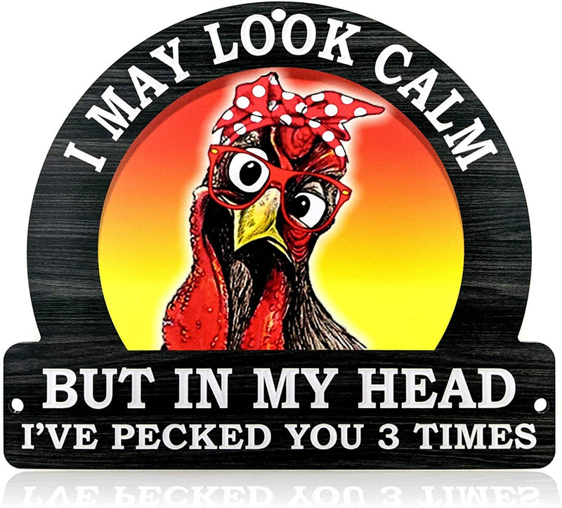 Bigtime Signs Chicken Coop Decor Sign - Hang on Your Chicken Run, Farm House or Kitchen