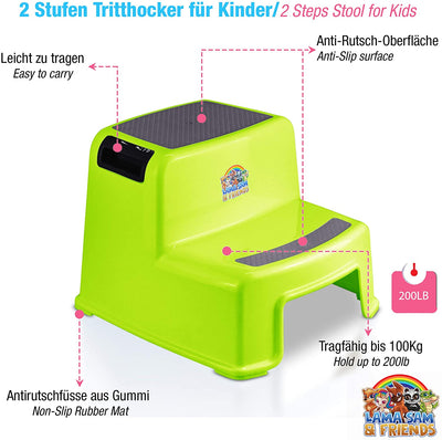 Lama Sam Friends two -stage step stool for children from about 18 months
