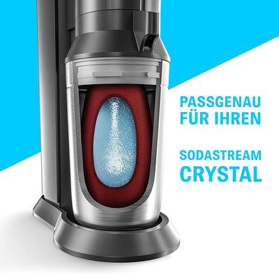Stainless steel bottle 06L simply take with you with Sodastream Crystal