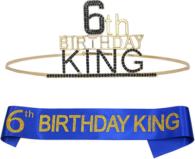 6th Birthday Crown for Boy, 6th Birthday Gift, 6 Birthday Decorations, 6th Birthday Gifts