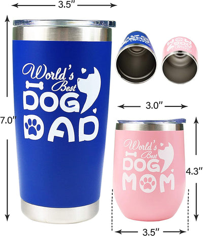 Dog Mom Gifts for Women,Dog Dad Gifts for Men,Best Dog Mom Ever,Dog Mom and Dad Cup,Dog