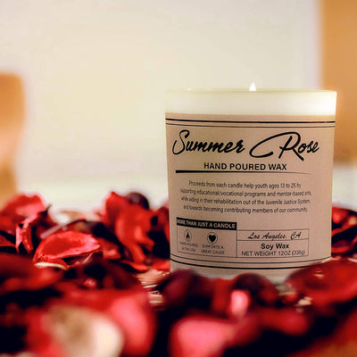 Prosumer's Choice Summer Rose Hand Poured Small Batch Soy Wax