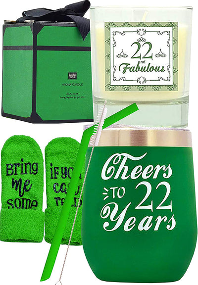 Feeling 22 Birthday, 22nd Birthday, 22nd Birthday Decorations for Women, Happy 22nd