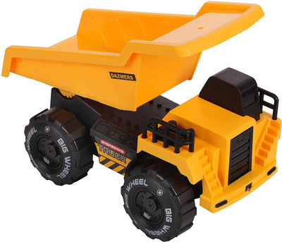 Friction Powered Construction Truck Set with Sound and Lights, Play Vehicles Tractor Set