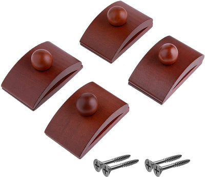 Classy Clamps Wooden Quilt Wall Hangers 4 Large Clips (Black) And Screws For Wall
