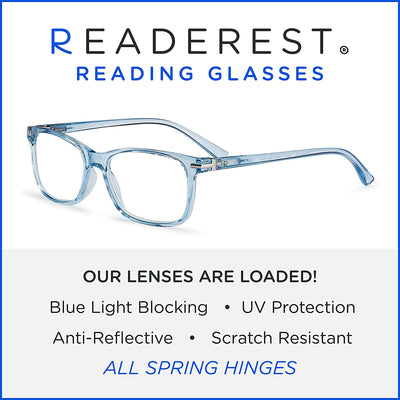 Blue-Light-Blocking-Reading-Glasses-Light-Blue-0-75-Magnification-Computer-Glasses