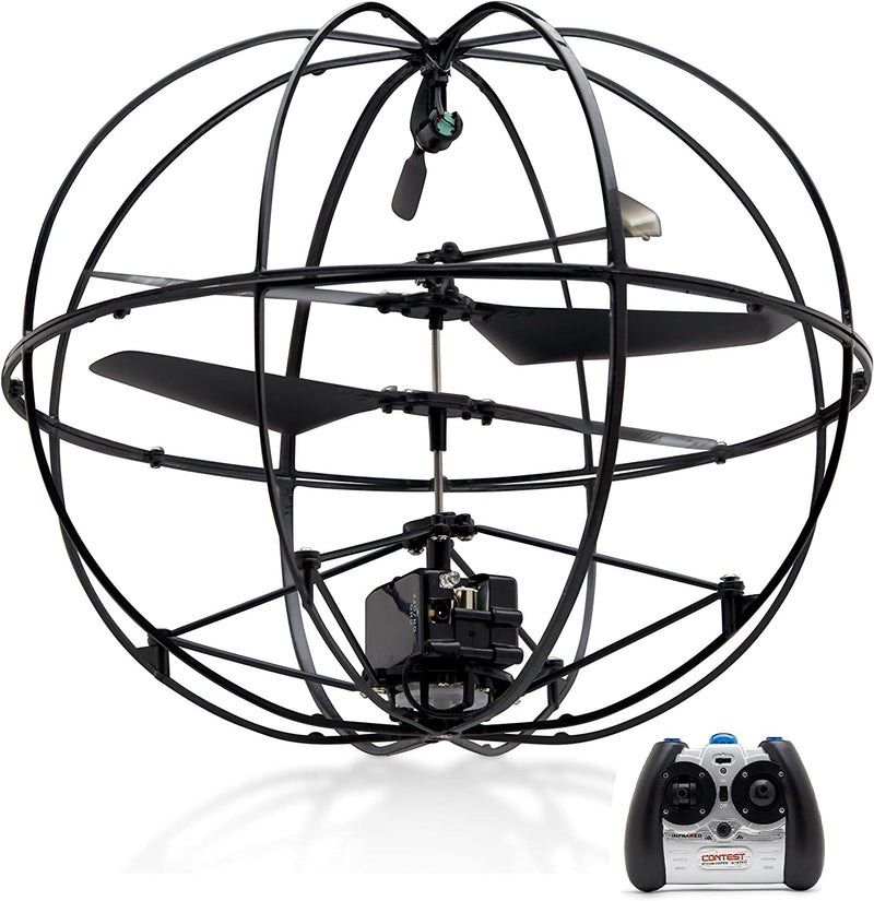 Top Race Robotic UFO 3-Channel Rc Remote Control I/R Flying