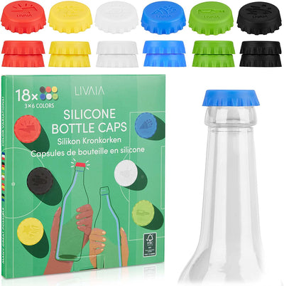 Bottle closure universal 4 silicone bottles lid for wine closure
