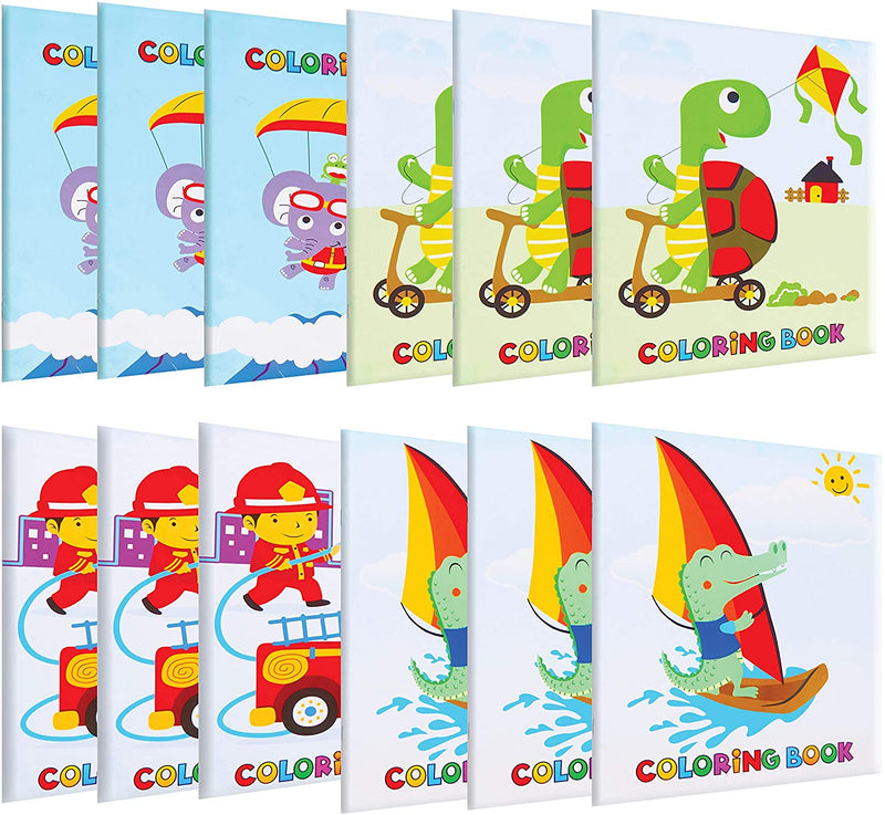 Incredible Value Coloring Books for Kids - Epic Bulk Party Pack of 12 Awesome Coloring