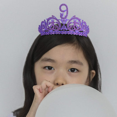 9th Birthday, 9th Birthday Gifts for Girls, 9th Birthday Tiara and Sash, 9th Birthday