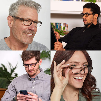Blue-Light-Blocking-Reading-Glasses-Grey-3-00-Magnification-Computer-Glasses