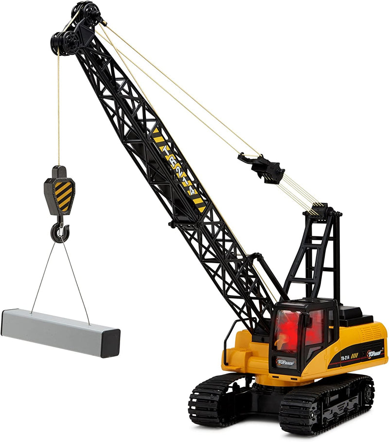 15 Channel Remote Control Crane, Proffesional Series, 1:14 Scale - Battery Powered Rc