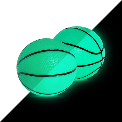 Botabee 5" Glow in The Dark Mini Basketball for SKLZ Pro Mini Basketball Hoop Midnight, 2