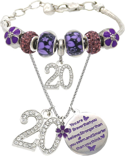 20 Years Old, 20 Year Old Birthday Decorations, 20th Birthday Gifts for Women, Happy