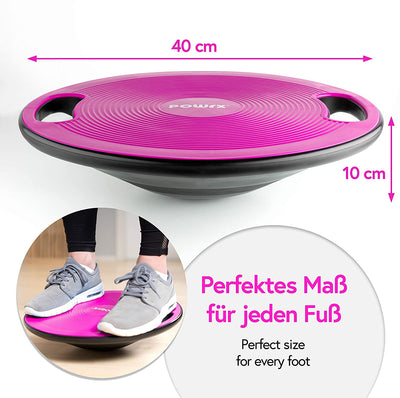 Balance Board including Workout I Wackelbrett 40cm with handles i therapy circle