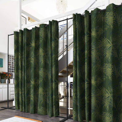 End2End Room Divider Kit - XX-Large B, 9ft Tall x 18ft - 24ft Wide, Jungle (Room/Dividers