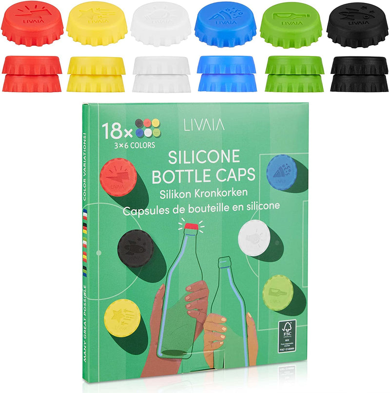 Bottle closure universal 4 silicone bottles lid for wine closure