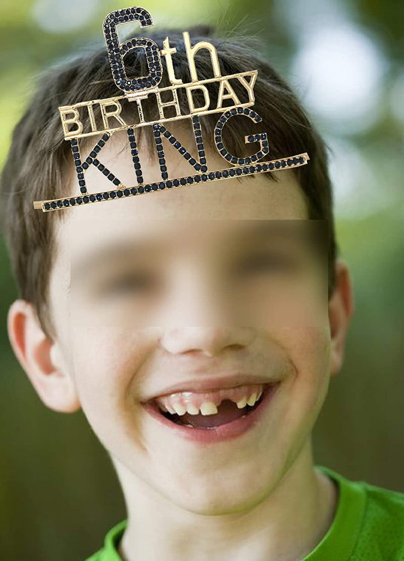 6th Birthday Crown for Boy, 6th Birthday Gift, 6 Birthday Decorations, 6th Birthday Gifts