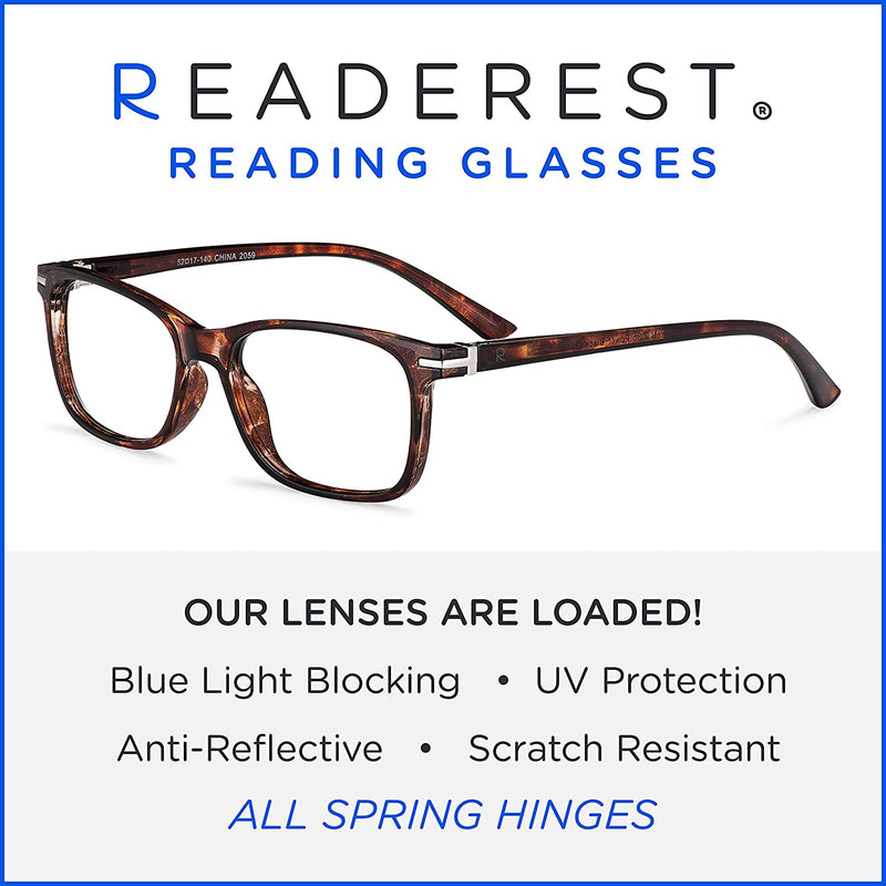 Blue-Light-Blocking-Reading-Glasses-Bourbon-Tortoise-3-75-Magnification-Computer-Glasses