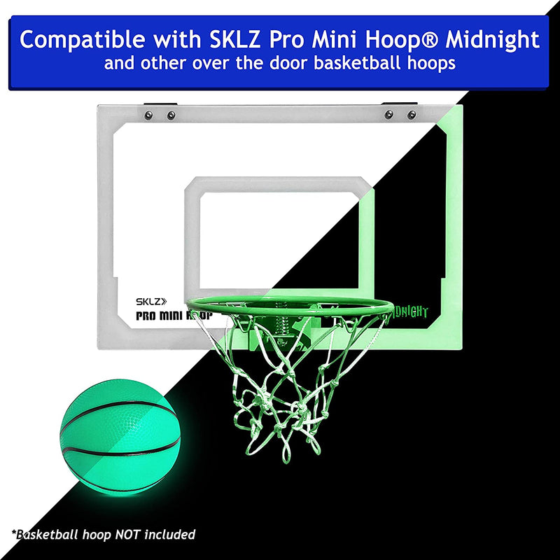 Botabee 5" Glow in The Dark Mini Basketball for SKLZ Pro Mini Basketball Hoop Midnight, 2