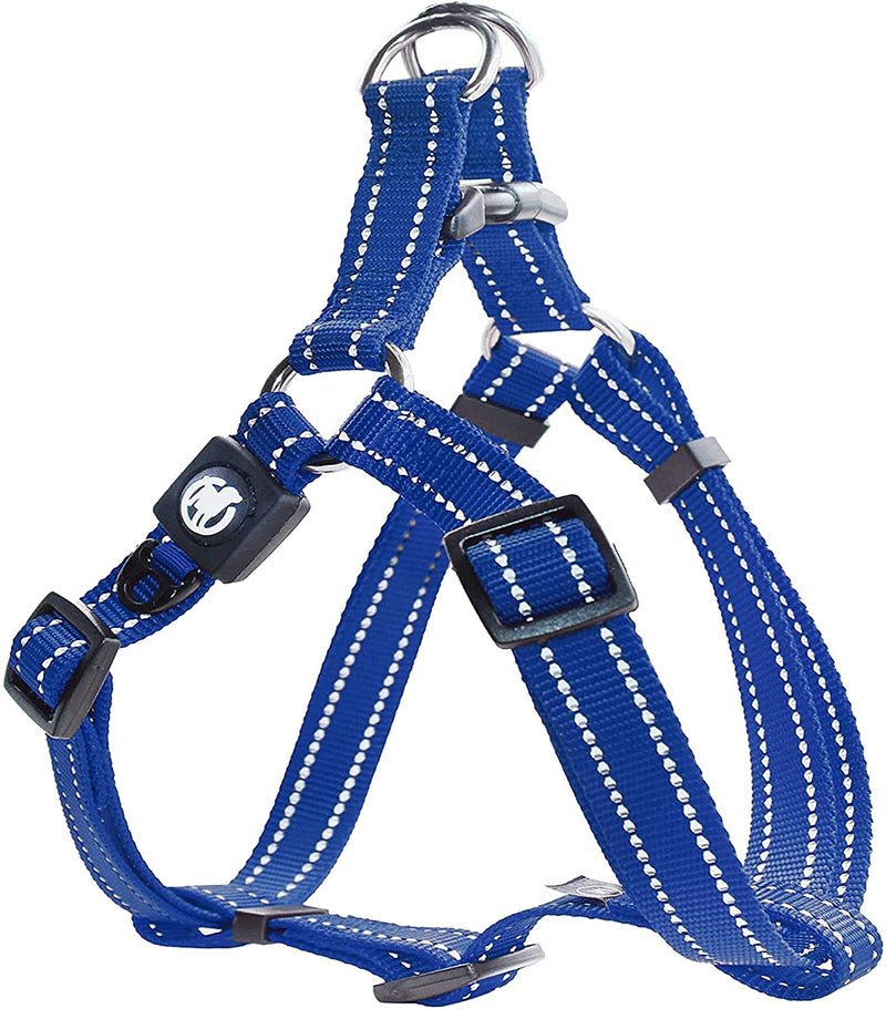 Dog harness Nylon Stepin reflectively adjustable to breakout for small