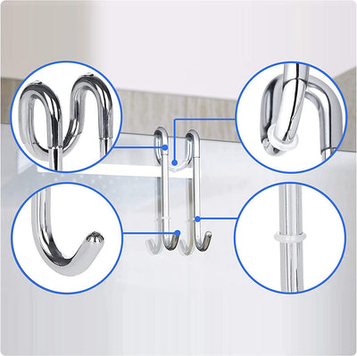 Hook shower wall with silicone saver particularly quiet shower hook for glass shower wall