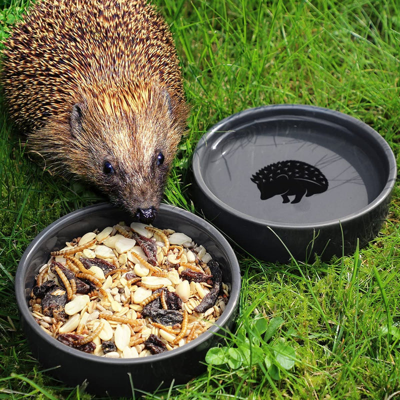 I hedgehog feeding bowl drinking bowl 2er set feed station standing 12cm
