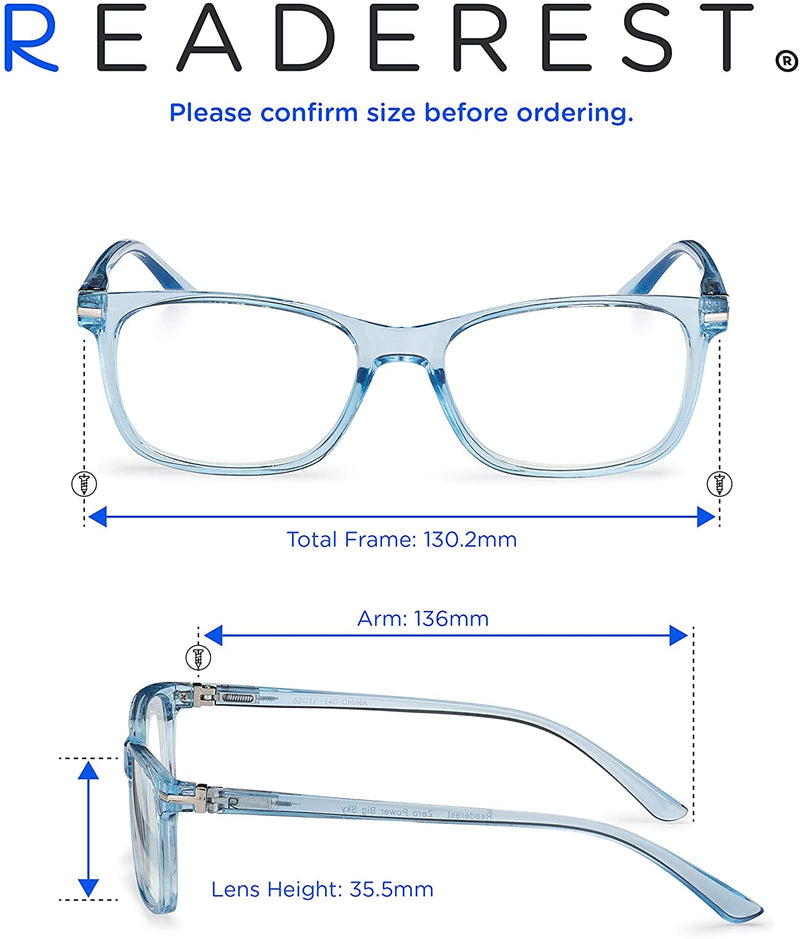 Blue-Light-Blocking-Reading-Glasses-Light-Blue-2-00-Magnification-Computer-Glasses