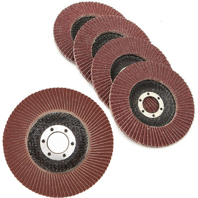 Katzco Grinding Wheels  Flap Grinding Wheels for Angle Grinder  5 Piece Ideal