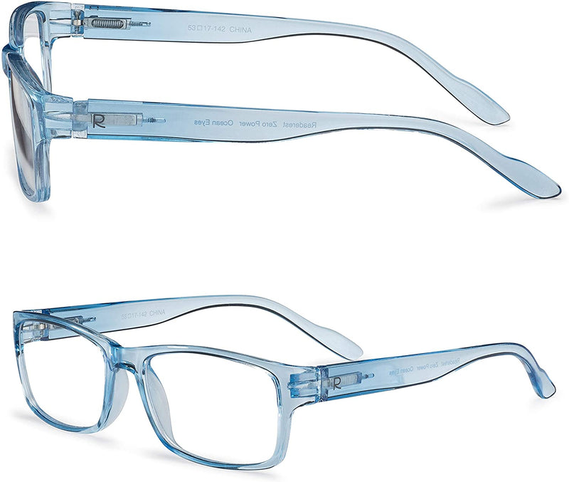 Blue-Light-Blocking-Reading-Glasses-Light-Blue-2-50-Magnification Anti Glare
