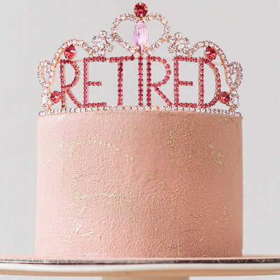 Retirement Party Decorations, Retirement Gifts, Retirement Decorations, Retired Crown