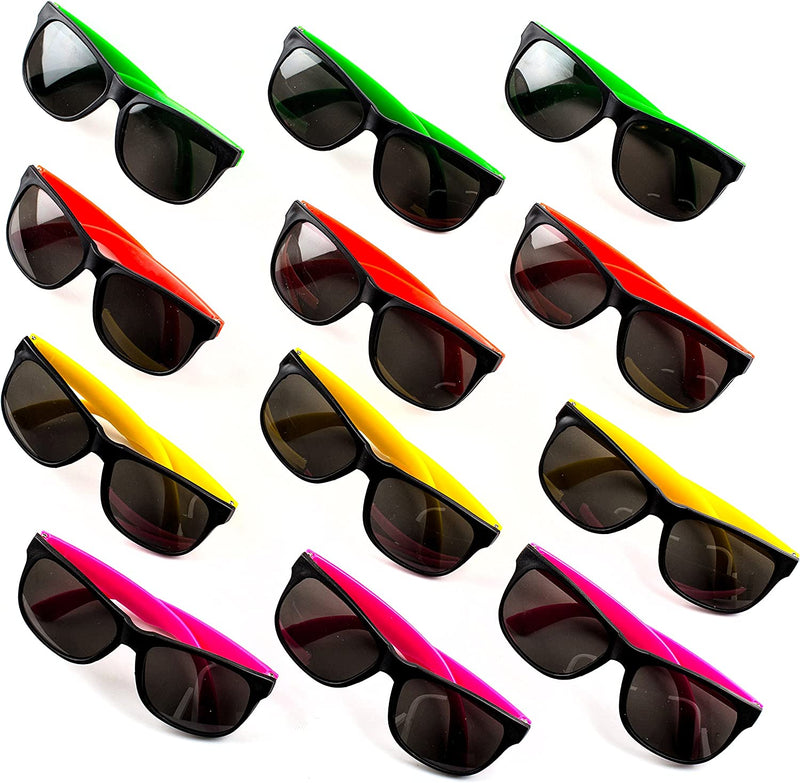 Kids Sunglasses With Uv Protection - Party Favors - 24 Pack - Bulk Pool Party Favors