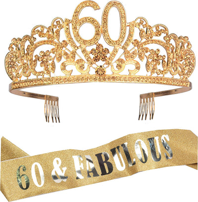 60th Birthday, 60th Birthday Gift, 60th Birthday Tiara, 60 Birthday Crown, 60th Birthday
