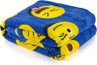 Dawhud Direct Emoji Super Soft Plush Fleece Throw
