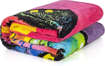 Dawhud Direct Super Soft Full/Queen Size Plush Fleece Blanket by Dean Russo, 75" x 90"