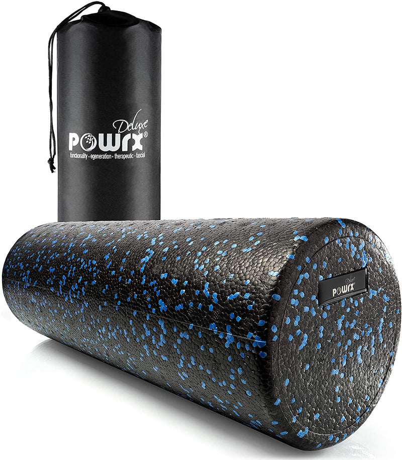 Fascia roll including carrier bag workout I Foam roller massage roller 45 x 15 cm