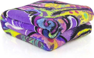 Fleece Throw Blanket by Dean Russo (Mysterio Gaze Cat