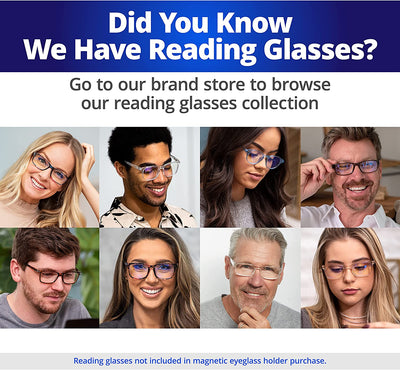 Readerest Magnetic Eyeglass Holders, name tag, badge holder, sunglasses holder, ID badge